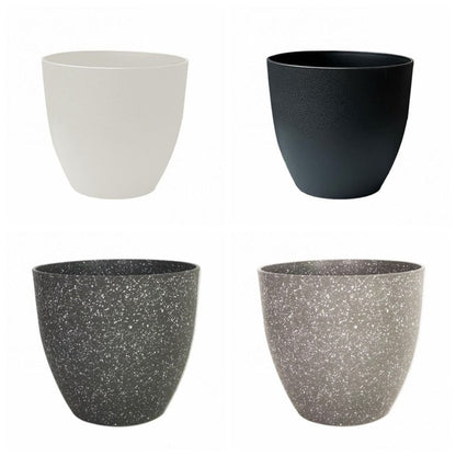 Frosted Stone Flower Pots - Durable European Style Planters
